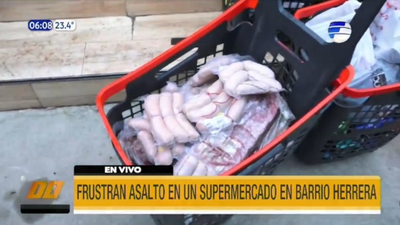 Attempted Robbery at Minimarket in Herrera Neighborhood of Asunción – National Police Intervention